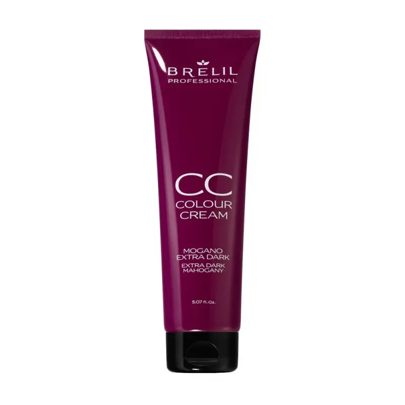 Brelil CC CREAM MOGANO EXTRA DARK 150мл. Колорирующий крем CC-color ТЕМНОЕ КРАСНОЕ ДЕРЕВО.