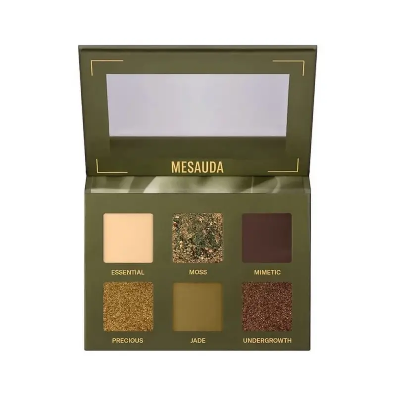 MESAUDA BARE HARMONY PALETTE 205 - HIDDEN GREEN Палетка теней для век