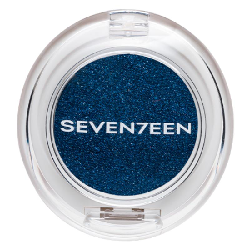 Seventeen Тени для век компактные металлик Silky Shadow Metallic оттенок 02 джинсовый синий