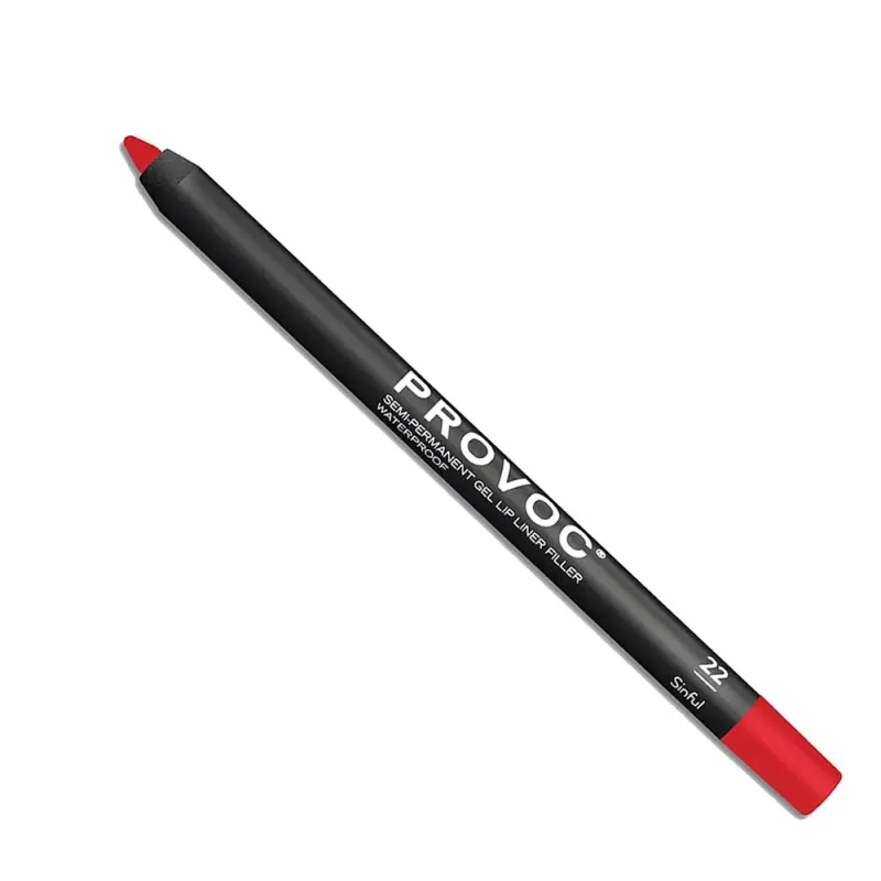 PROVOC Semi-Permanent Gel Lip Liner Filler WP 22 Sinful Гелевая подводка в карандаше для губ LPL22