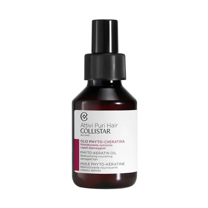COLLISTAR PHYTO KERATIN Oil Restructuring Nourishing Восстанавливающее питательное масло 100 ml
