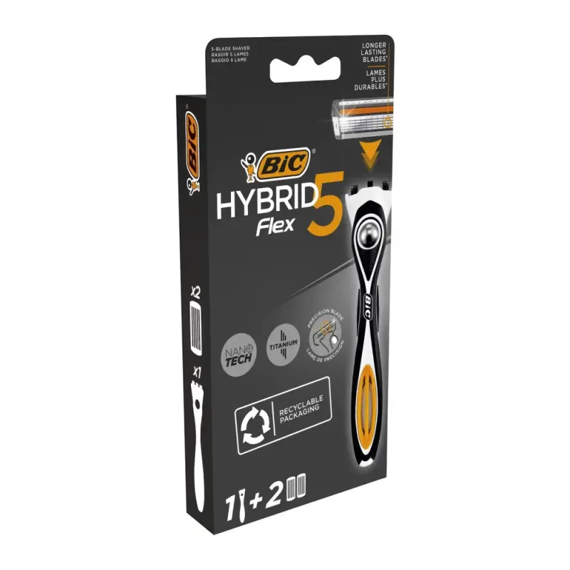 BIC Бритвенные станки со сменяемыми лезвиями, марки SH  HYBRID 5 B2