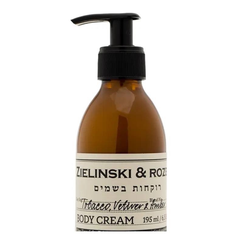 Zielinski & Rozen  Body cream 108 Tobacco, Vetiver, Amber  Крем для тела 108 Табак, Ветивер, Амбра 195мл