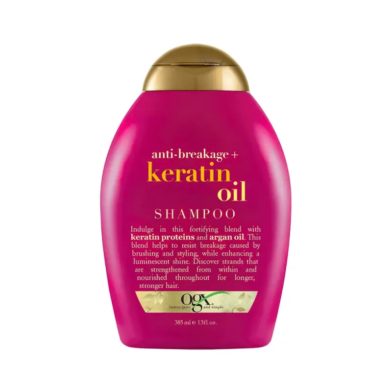 OGX® Шампунь против ломкости волос с кератиновым маслом 385 мл