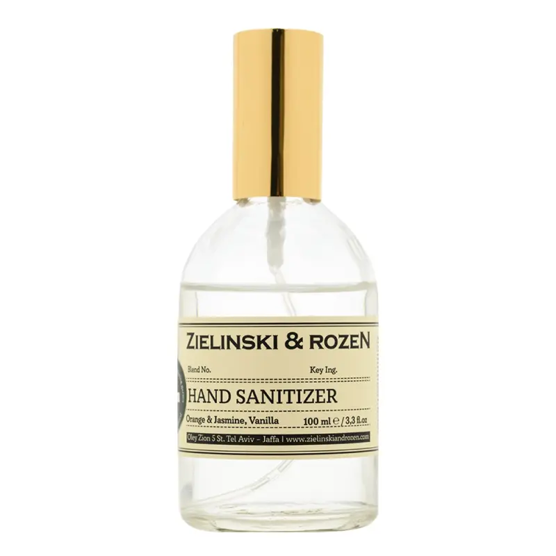 Zielinski & Rozen Sanitizer spray Orange & Jasmine Санитайзер Спрей для рук Апельсин, Жасмин, Ваниль (100мл)