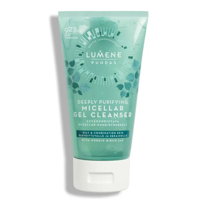 LUMENE PUHDAS MICELL. GEL CLEANSER Гель для умывания мицеллярный 150 мл
