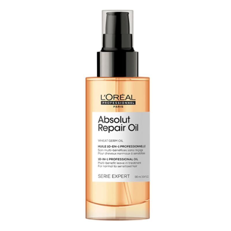 Многофункциональное масло 10в1 Absolut Repair Gold для восстановления поврежденных волос, 90 мл