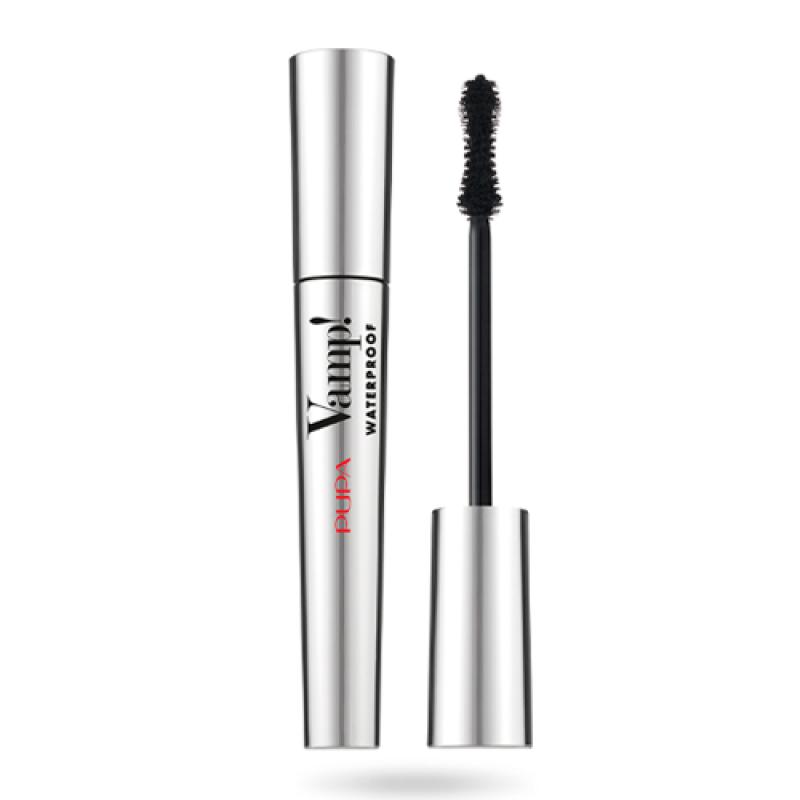 PUPA  Тушь для ресниц водостойкая т.001 экстра черный VAMP! MASCARA WATERPROOF