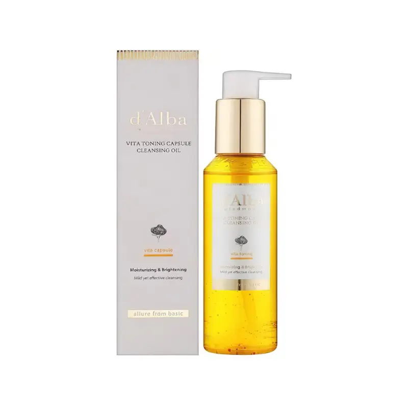 D'Alba Vita Toning Capsule Cleansing Oil Масло для демакияжа 150ml