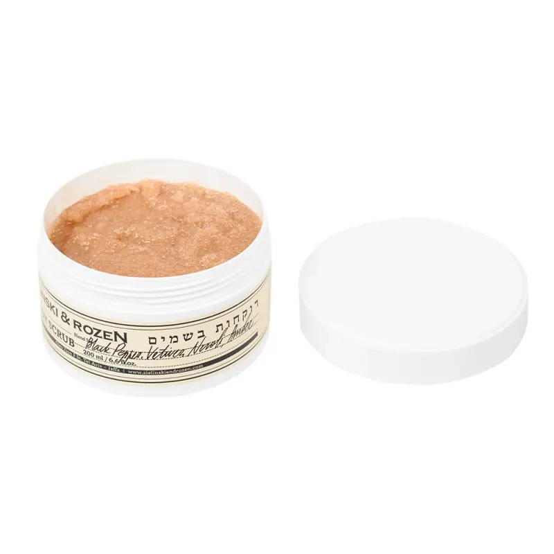 Zielinski & Rozen  Body scrub Black pepper, Amber, Neroli   Скраб для тела Черный перец, Амбра, Нероли 200мл