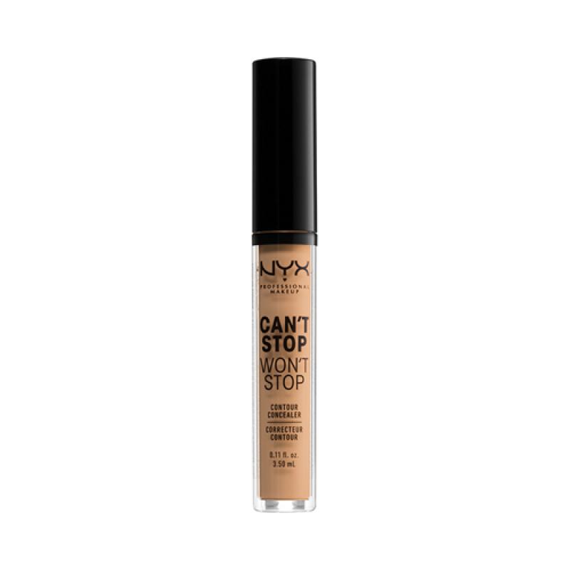NYX Professional Makeup Консилер для лица Can`t Stop Won`t Stop Contour Concealer, 7.5 Soft Beige, матовый, 3.5 мл.