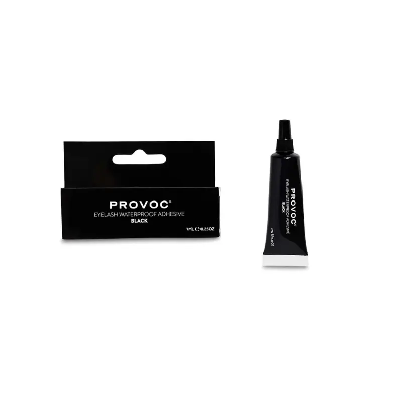 PROVOC Artificial Lashes Glue 7ML Black WP / Водостойкий клей для накладных ресниц
