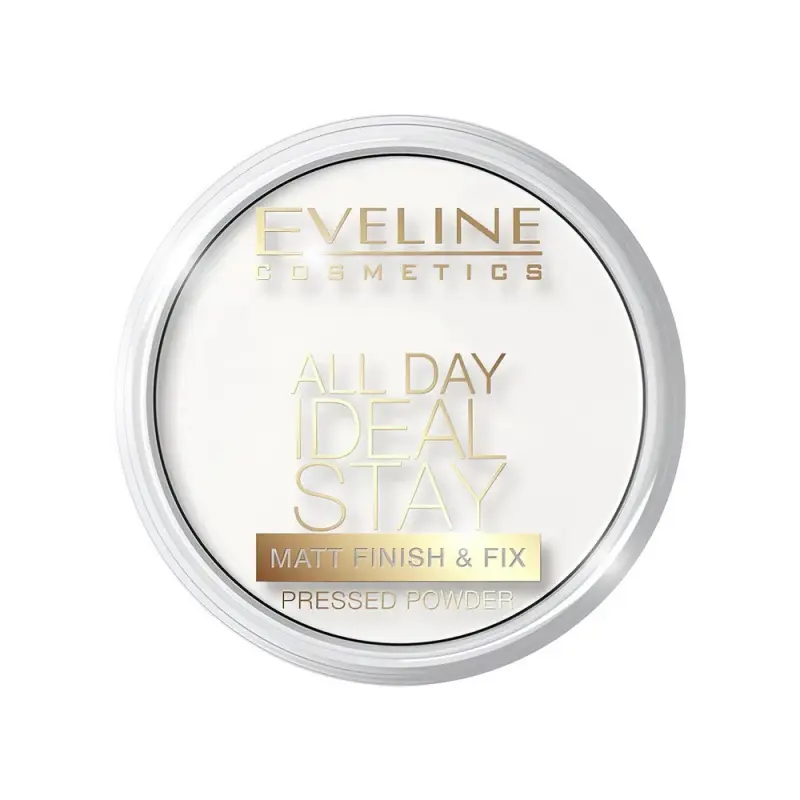 Eveline МАТИРУЮЩЕ-УКРЕПЛЯЮЩАЯ ПУДРА ДЛЯ ЛИЦА - WHITE 60 ALL DAY IDEAL STAY