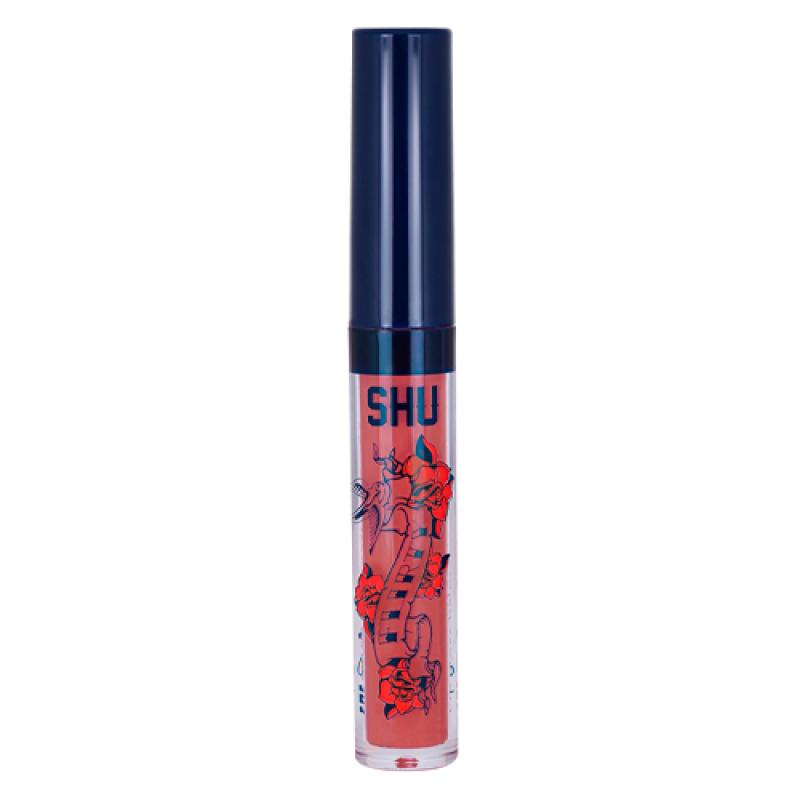 SHU БЛЕСК-БАЛЬЗАМ ДЛЯ ГУБ FLIRTY МАРКИ SHU №456 пепельный розовый