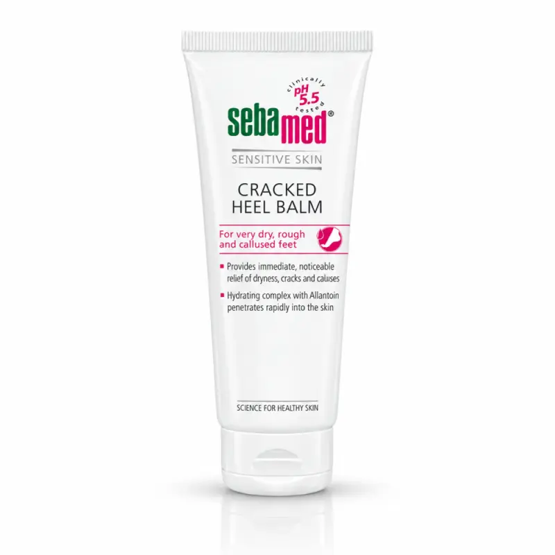 Sebamed SENSITIVE SKIN cracked heel balm Бальзам против трещин для чувствительной кожи  ног 75 мл