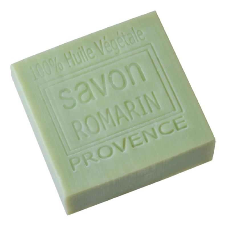 ROSEMARY, with sweet almond oil Square 100g Мыло РОЗМАРИН с маслом сладкого миндаля