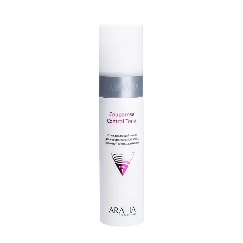 ARAVIA Professional Успокаивающий тоник для чувствительной кожи склонной к покраснениям Couperose Control Tonic, 250 мл