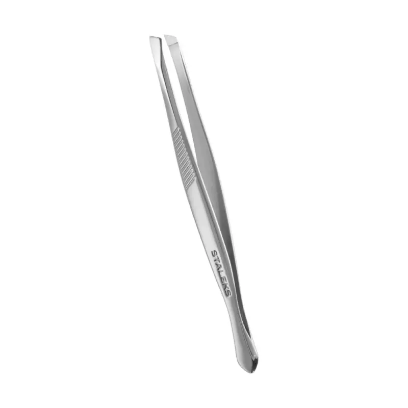 Staleks Pro Expert Пинцет для бровей CLASSIC 10 TYPE 3 (широкие скошенные кромки)
