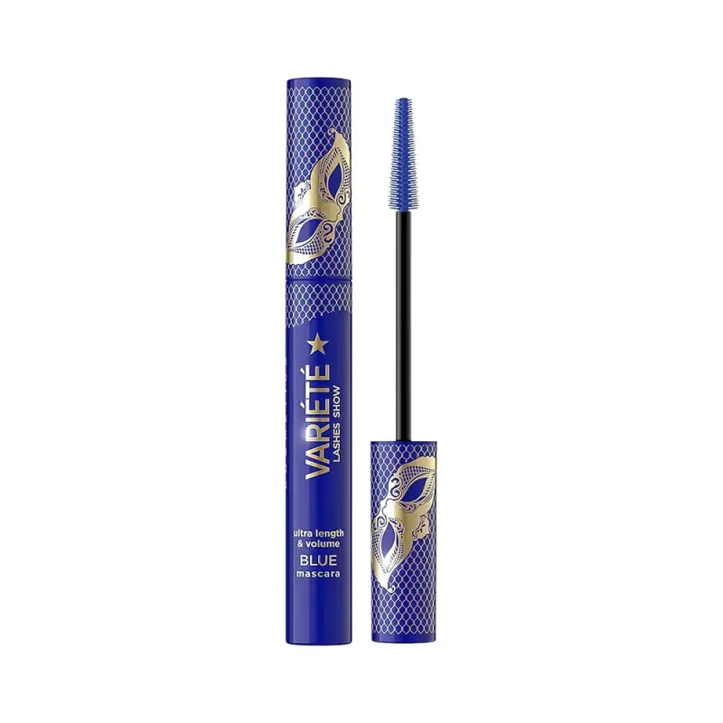 Eveline УДЛИНЯЮЩАЯ ТУШЬ ДЛЯ РЕСНИЦ - BLUE VARIETE LASHES SHOW, 9мл