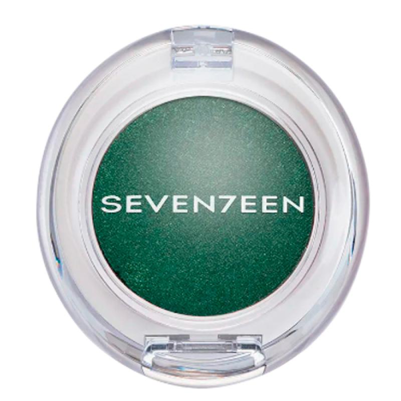 Seventeen Тени д/век компактные перламутровые т.414 SILKY SHADOW PEARL изумруд