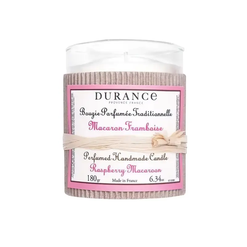 DURANCE СВЕЧИ HANDMADE RASPBERRY MACAROON 180ГР