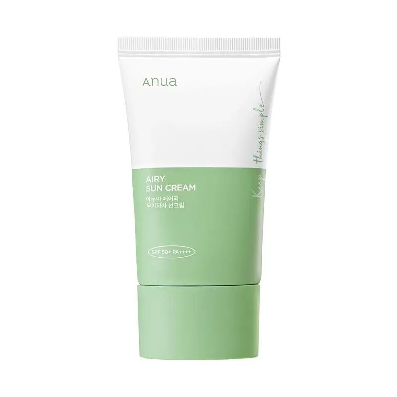ANUA AIRY SUN CREAM Легкий солнцезащитный крем 50ml