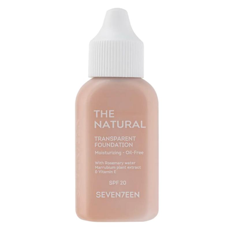 Seventeen Тональный крем с естественным покрытием THE NATURAL TRANSPARENT FOUNDATION, тон 2