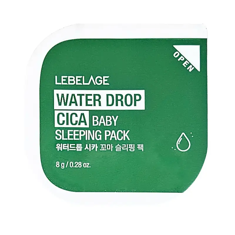 LEBELAGE мини ночная маска с цикой WATER DROP CICA BABY SLEEPING PACK