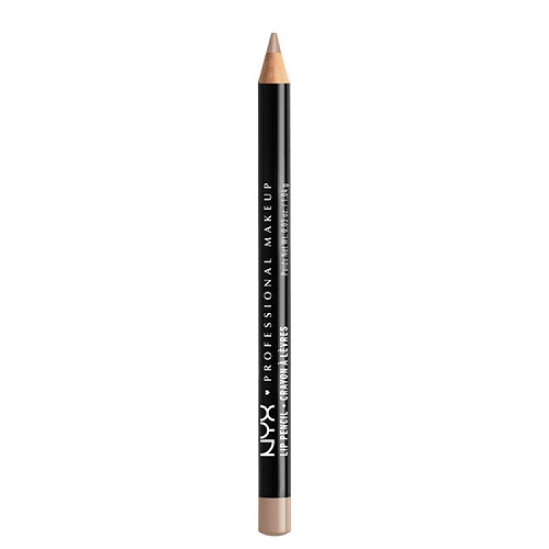 NYX Карандаш для губ Slim Lip Pencil, 857, Nude Beige, холодный коричневый, матовый, стойкий, 1 гр