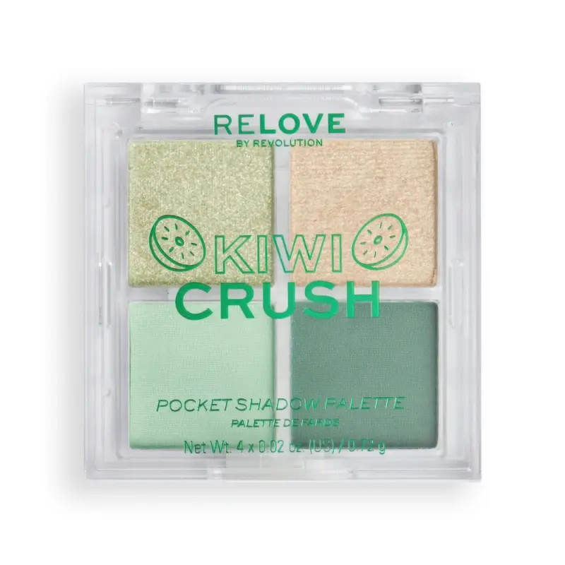 RELOVEREVOLUTION ПАЛЕТКА ТЕНЕЙ POCKET PALETTE Kiwi Crush