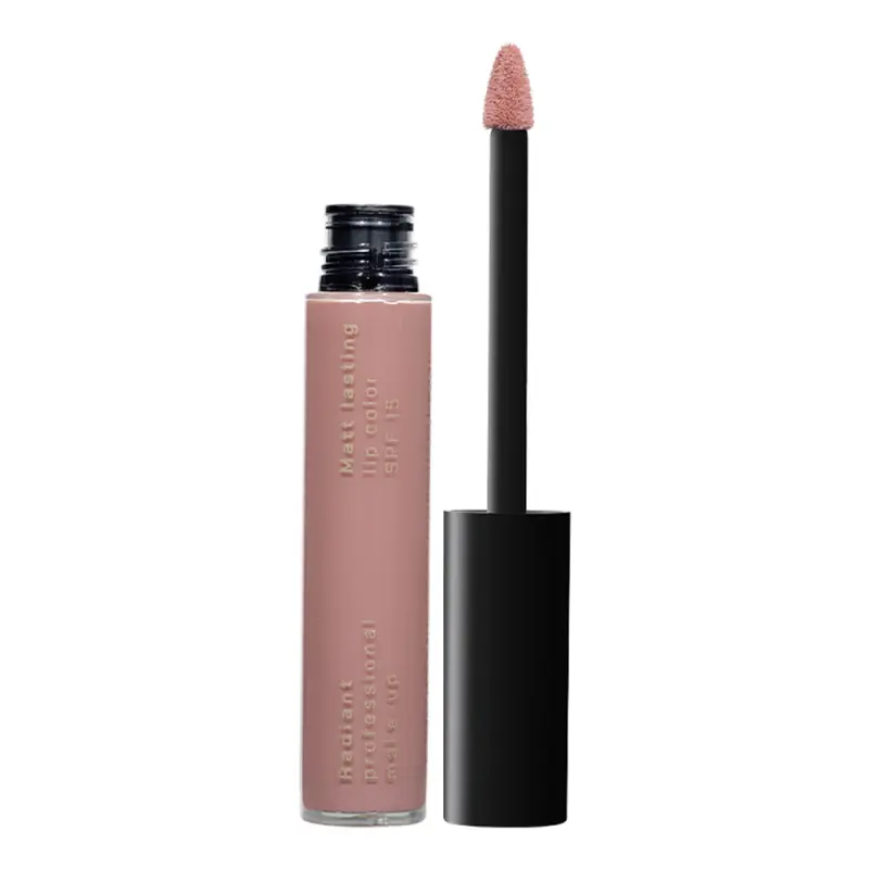 RADIANT MATT LASTING LIP COLOR SPF 15 No 6 Жидкая стойкая матовая помада для губ Matt Lasting Lip Color SPF 15, т. 06 бежевый нюд