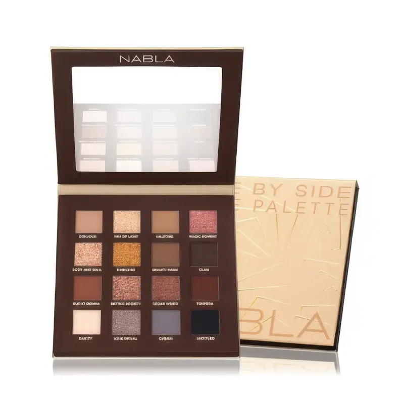 Nabla Side By Side Nude Palette Палитра теней для век «Cutie» 8г