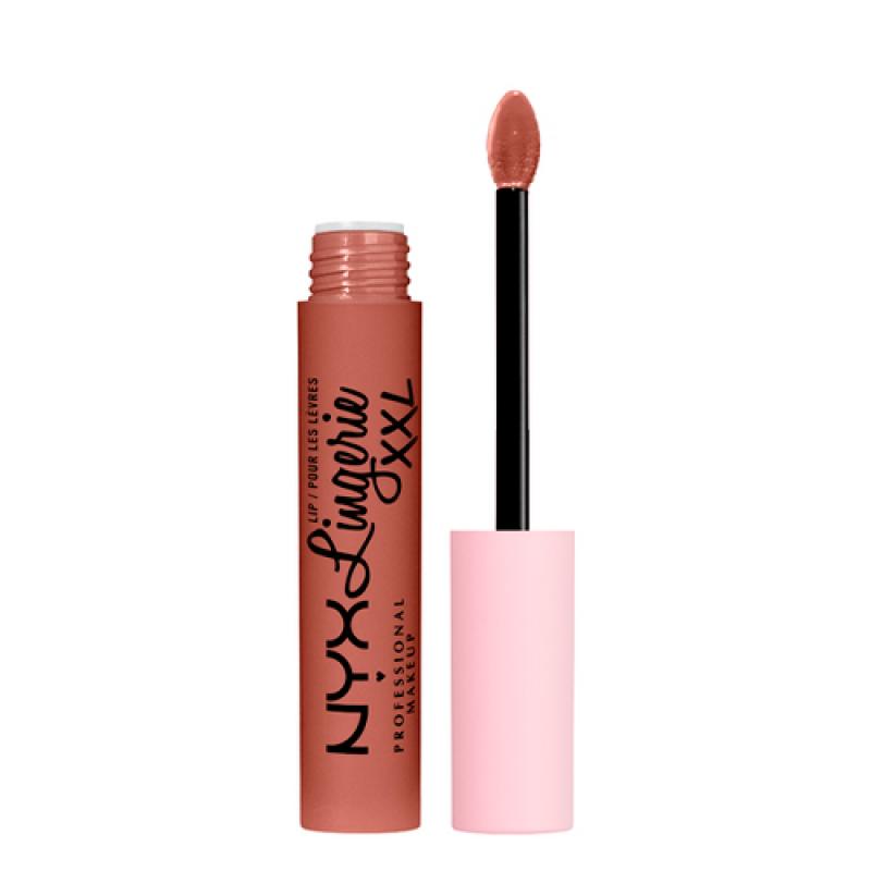 NYX Professional Makeup, Жидкая матовая помада для губ LIP LINGERIE XXL, оттенок 25, CANDELA BABE, 4 мл