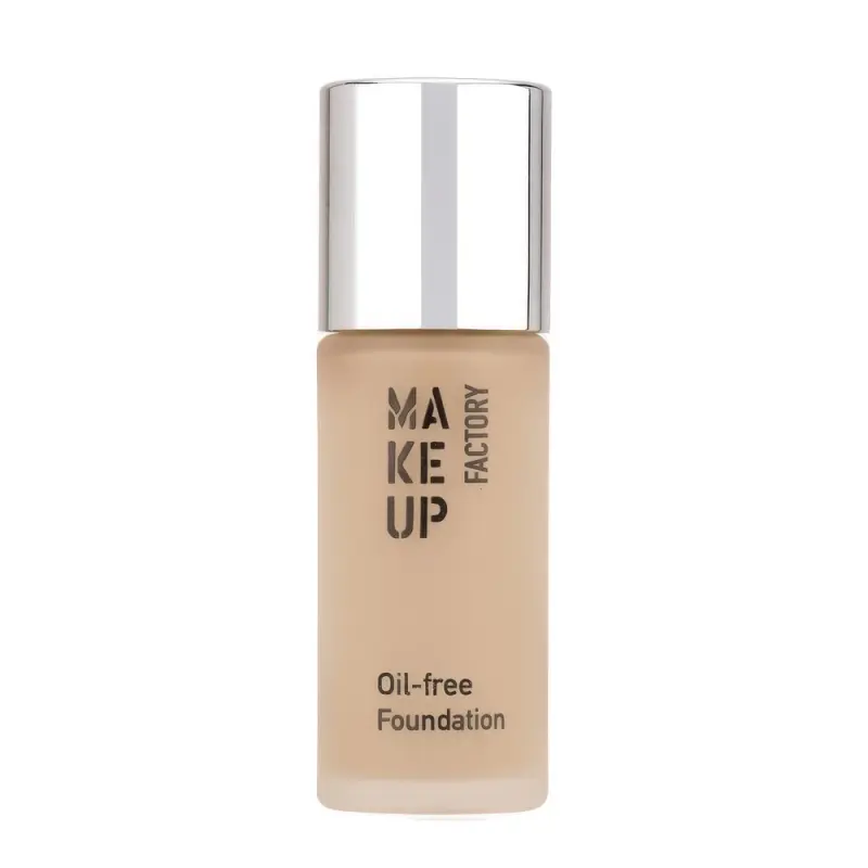 Make up Factory Матовый тональный крем для нормальной/жирной кожи Oil-free Foundation т.34 розовый фарфор
