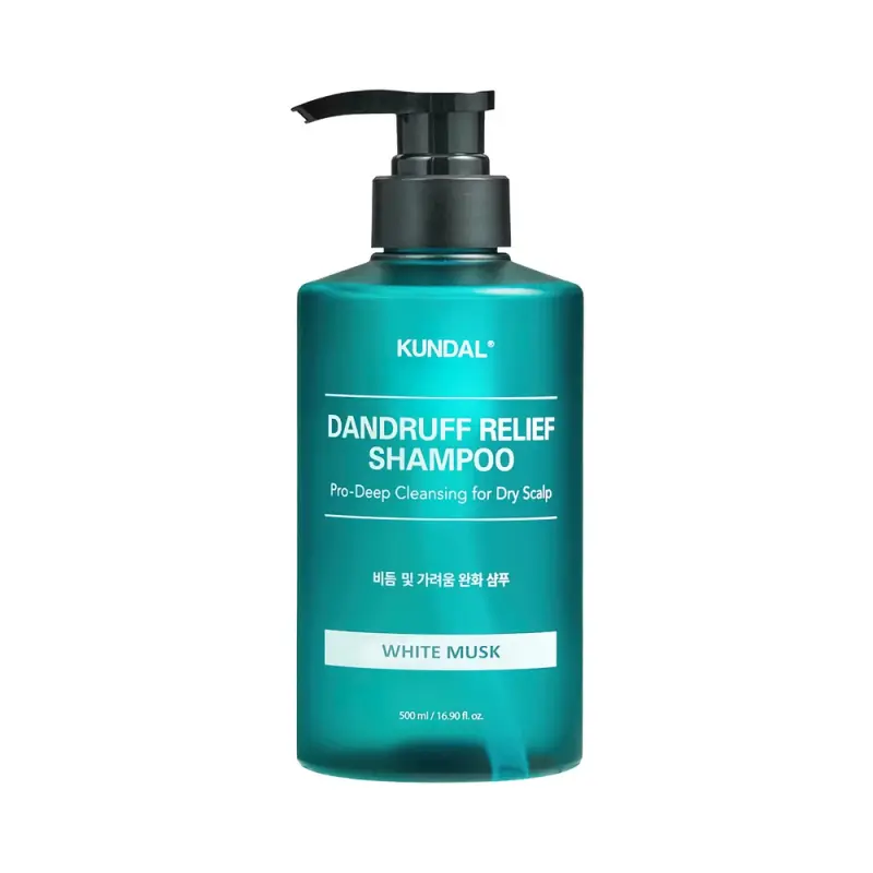 KUNDAL ШАМПУНЬ ПРОТИВ ПЕРХОТИ DANDRUFF RELIEF PRO-DEEP CLEANSING SHAMPOO 500ML (KUNDAL) WHITE MUSK