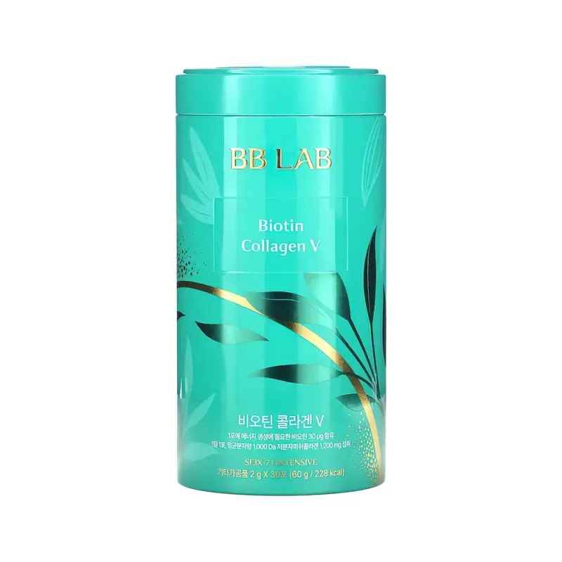 BBLAB БАД: Biotin Collagen V/Интенсивный биотин Коллаген V 30 пакетиков по 2 г