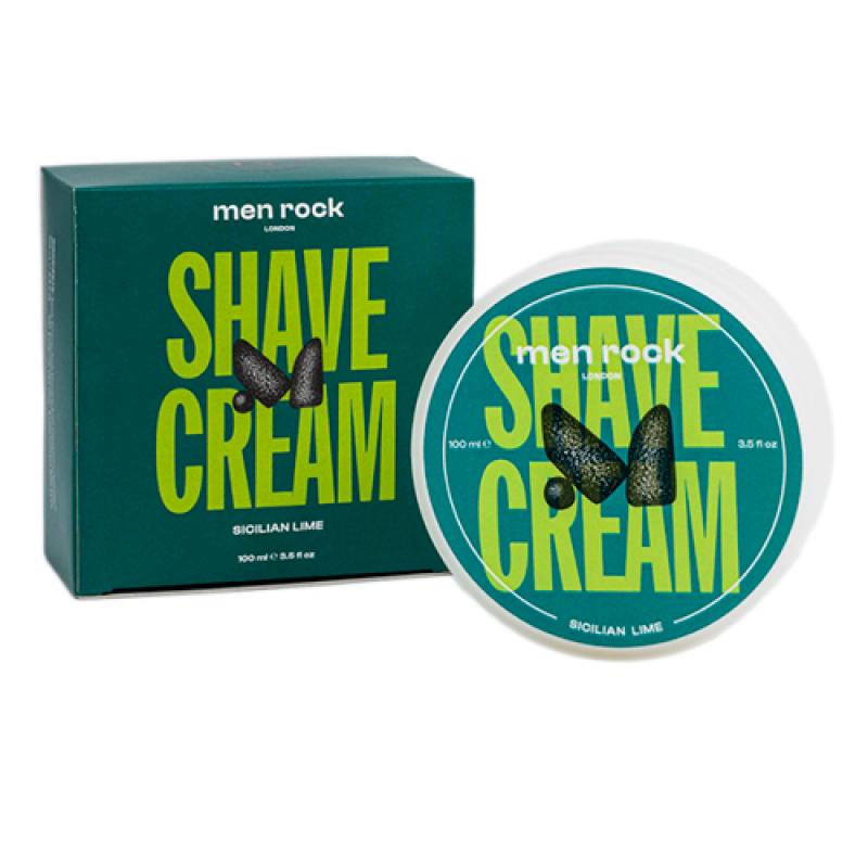 MEN ROCK Крем для бритья «Сицилийский лайм», 100 мл