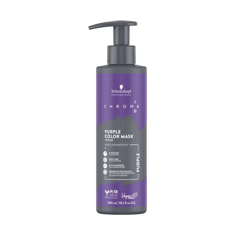 CHROMA ID Bonding color mask Интенсивная тонирующая бондинг-маска для волос оттенок Purple 300мл