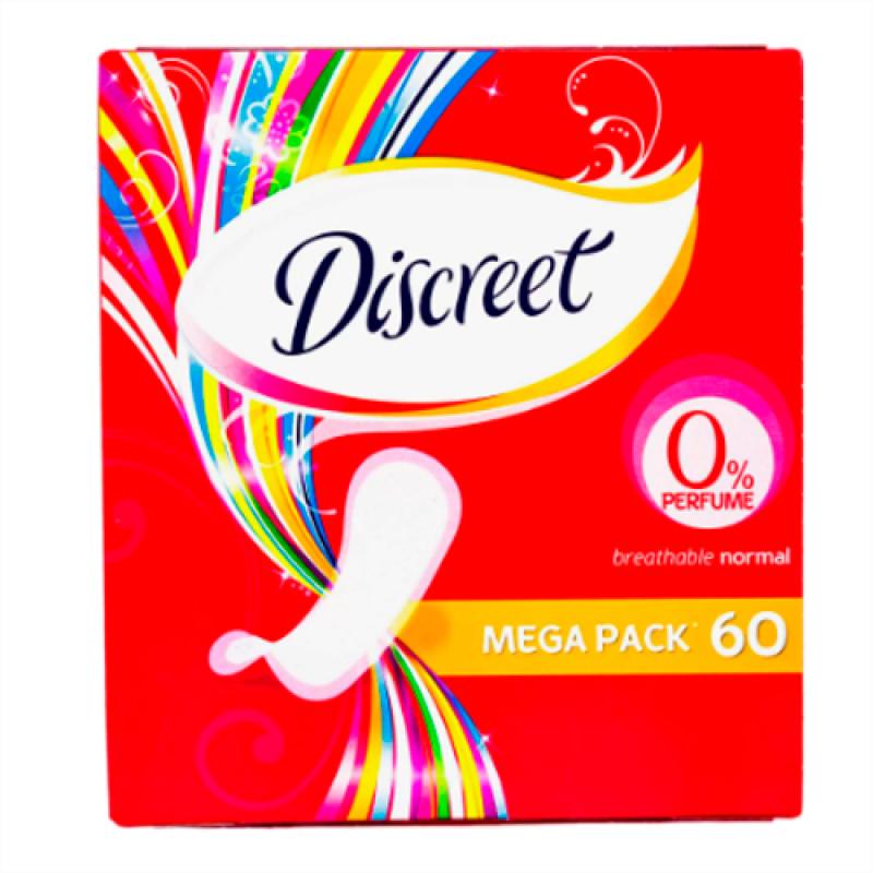 DISCREET Liners Normal Trio прокладки 60шт