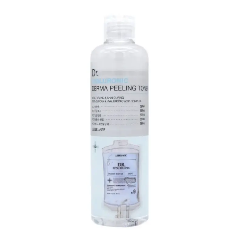 LEBELAGE Пилинг-тонер с гиалуроновой кислотой DR. HYALURONIC DERMA PEELING TONER