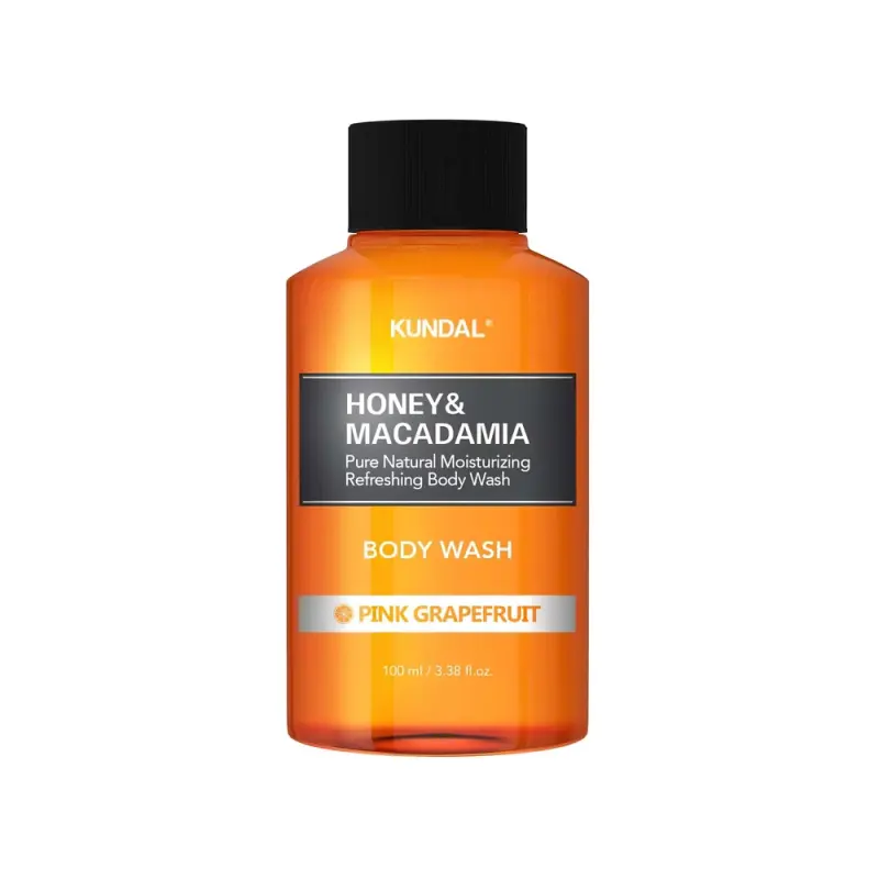 Kundal ГЕЛЬ ДЛЯ ДУША HONEY/MACADAMIA PURE BODY WASH 100ML PINK GRAPEFRUIT