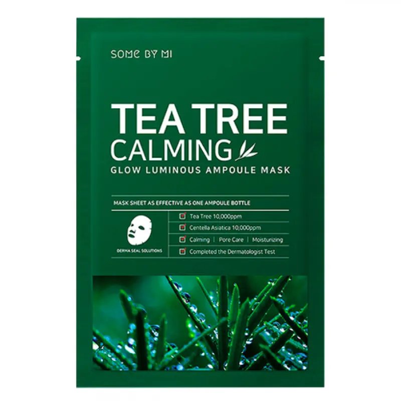 SOME BY MI 30 DAYS TEA TREE CALMING GLOW LUMINOUS AMPOULE MASK