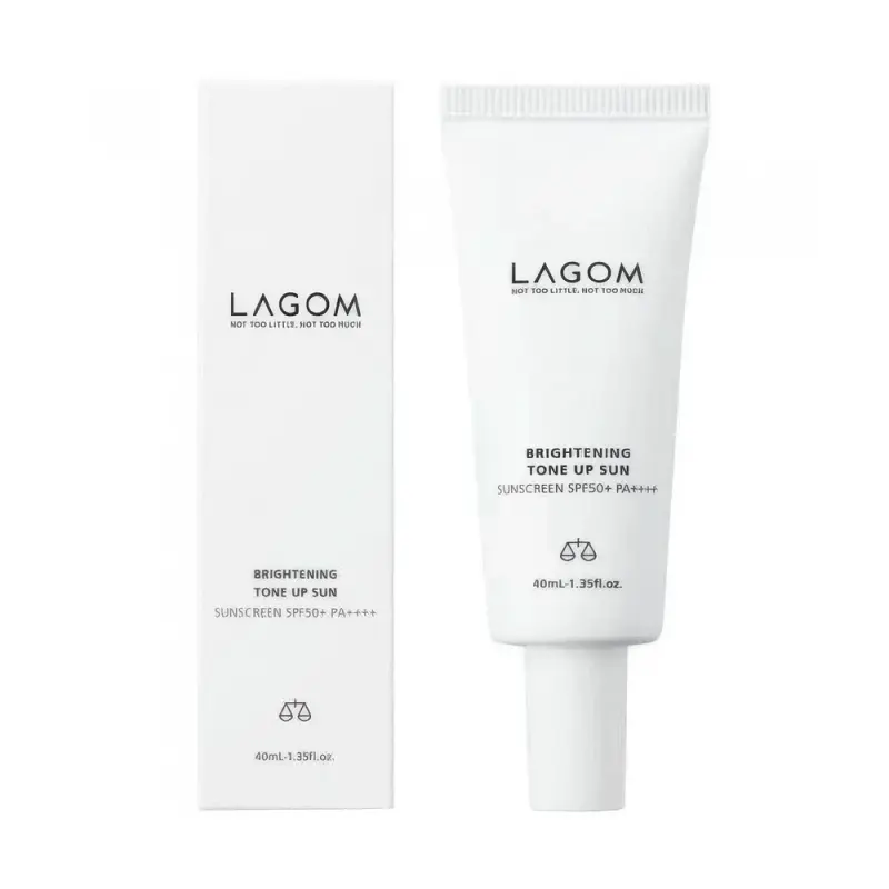 LAGOM BRIGHTENING TONE UP SUN  (SPF 50+, PA++++) Осветляющий солнцезащитный крем 40mL