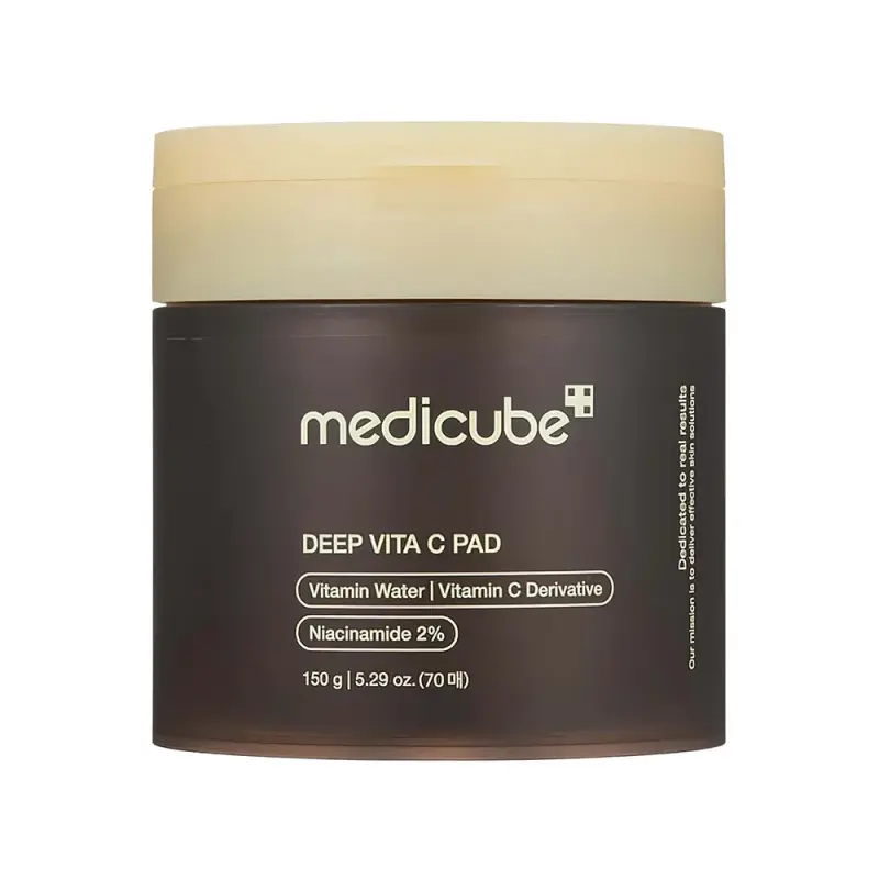 Medicube 2024 DEEP VITA C PAD Многофункциональные тонизирующие пэды 70 шт