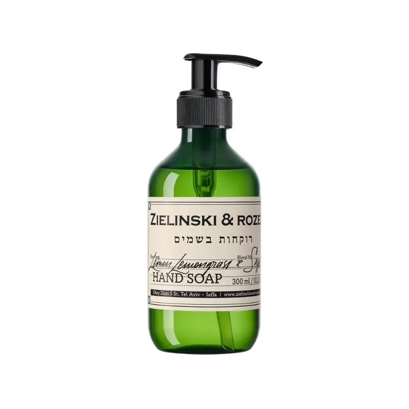 Zielinski & Rozen Liquid soap Lemon, Lemongrass & Sage  Жидкое мыло Лимон, Лемонграсс, Шалфей 300мл
