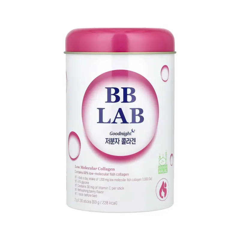 BBLAB БАД: Low Molecular Collagen (Good Night Collagen)Halal/Низкомолекулярный коллаген - Халяль 2 гр*30 шт