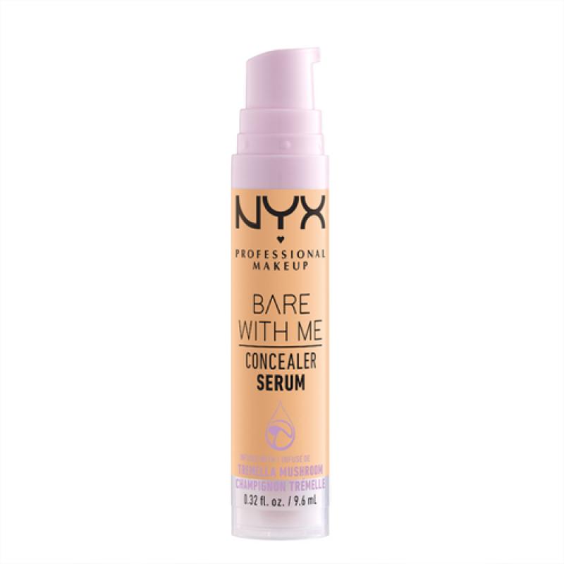 NYX Professional Makeup, Ухаживающая сыворотка-консилер для лица и тела BARE WITH ME, оттенок 05, GOLDEN, 9.6 мл