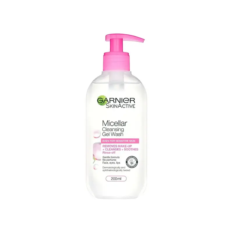 Garnier Мицеллярный гель для умывания для чувствительной кожи, 200 мл