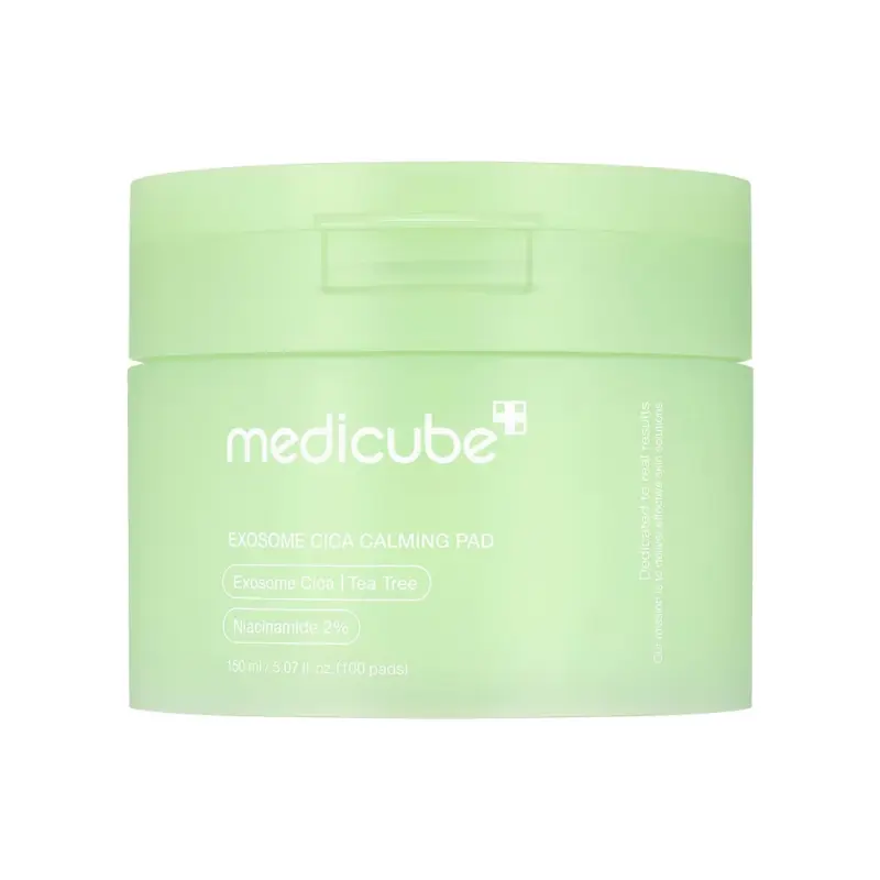 Medicube EXOSOME CICA CALMING PAD Успокаивающие тонер-пэды с экзосомами центеллы и экстрактом чайного дерева 100 шт