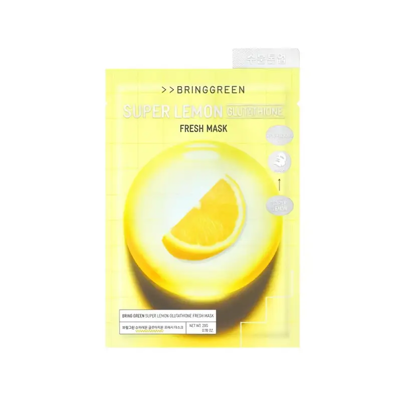 BRINGGREEN Fresh Mask Sheet (Super Lemon Glutathione) 1ea